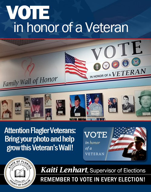 Vote in Honor of A Veteran - Bring Your Photo